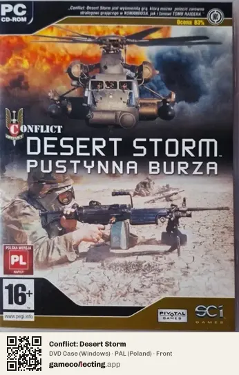 Conflict: Desert Storm Computer, Poland box front