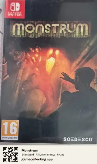 Monstrum Nintendo Switch, Germany box front