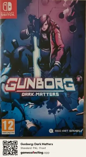 Gunborg: Dark Matters Nintendo Switch, PAL box front