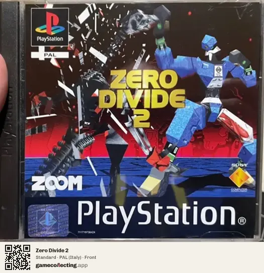Zero Divide 2 PlayStation, Italy box front