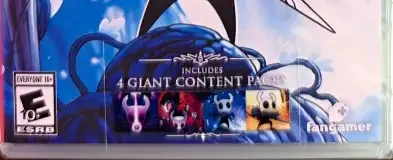 Hollow Knight, the ESRB box on its front