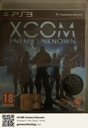 XCOM: Enemy Unknown PlayStation 3, Italy box front