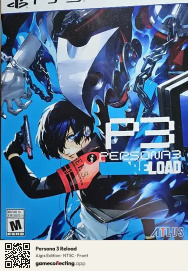 Persona 3 Reload PlayStation 5, NTSC box front