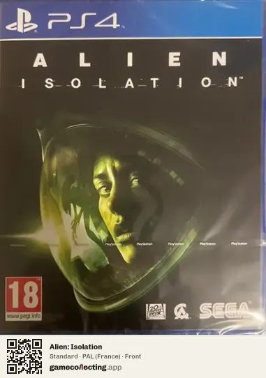 Alien: Isolation PlayStation 4, France box front