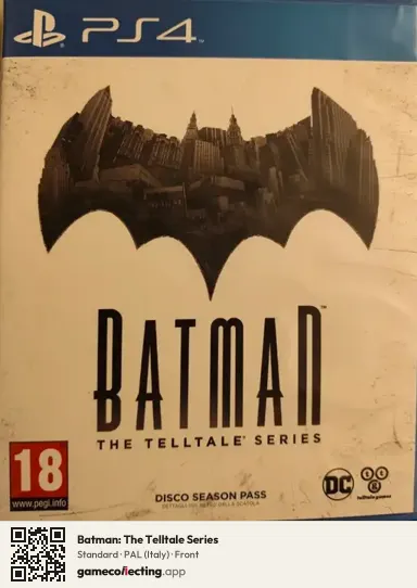 Batman: The Telltale Series PlayStation 4, Italy box front