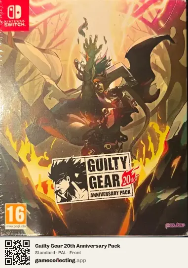 Guilty Gear 20th Anniversary Pack Nintendo Switch, PAL box front
