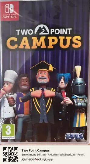 Two Point Campus Nintendo Switch, United Kingdom box front