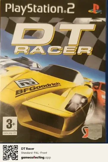 DT Racer PlayStation 2, PAL box front