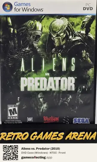 Aliens vs. Predator (2010) Computer, NTSC box front