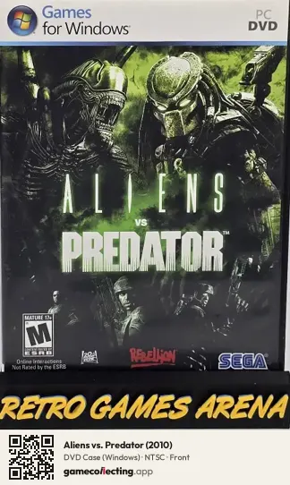 Aliens vs. Predator (2010) Computer, NTSC box front