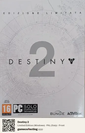 Destiny 2 Computer, Italy box front