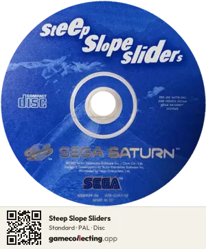 Steep Slope Sliders Sega Saturn, PAL disc