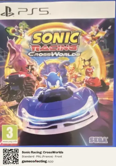 Sonic Racing: CrossWorlds PlayStation 5, France box front