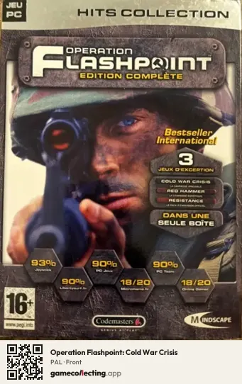 Operation Flashpoint: Cold War Crisis Computer, PAL box front