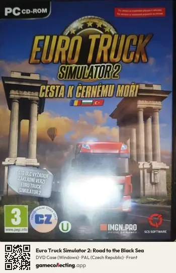 Euro Truck Simulator 2: Road to the Black Sea Computer, Czech Republic box front