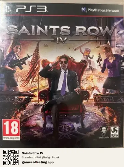 Saints Row IV PlayStation 3, Italy box front