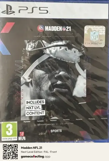 Madden NFL 21 PlayStation 5, PAL box front