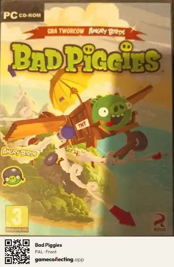 Bad Piggies Computer, PAL box front