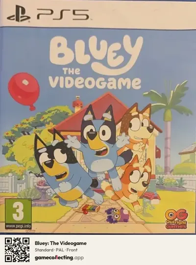 Bluey: The Videogame PlayStation 5, PAL box front