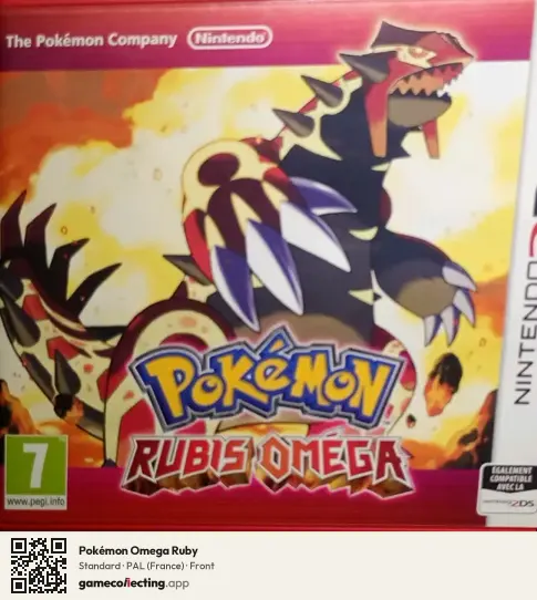 Pokémon Omega Ruby Nintendo 3DS, France box front