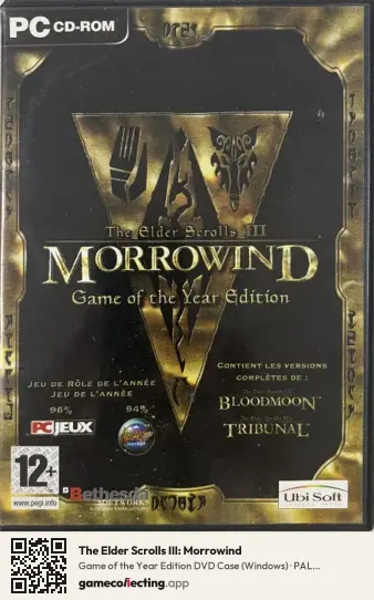 The Elder Scrolls III: Morrowind Computer, France box front