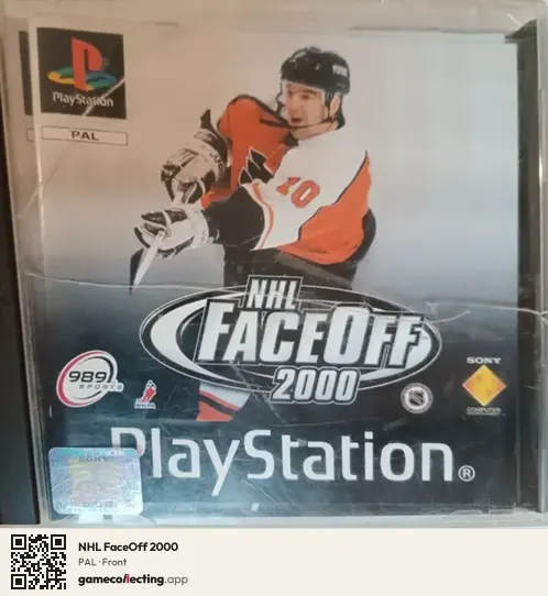 NHL FaceOff 2000 PlayStation, PAL box front