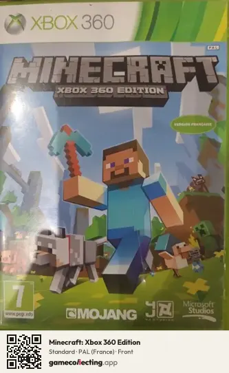 Minecraft: Xbox 360 Edition Xbox 360, France box front