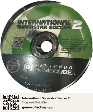 International Superstar Soccer 2 Nintendo GameCube, PAL disc