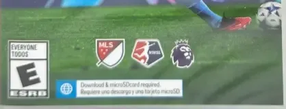 EA Sports FC 24, the ESRB box on its front