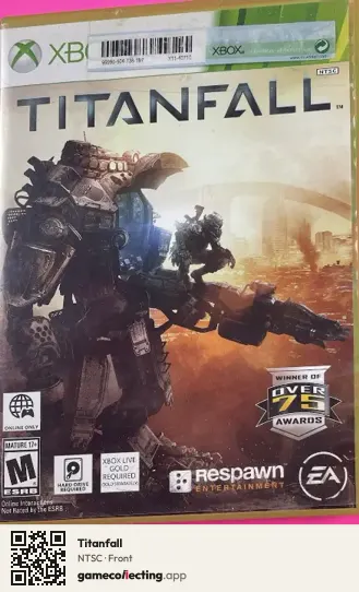 Titanfall Xbox 360, NTSC box front