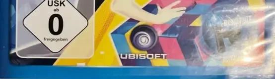 Just Dance 2016, the USK square on its front
