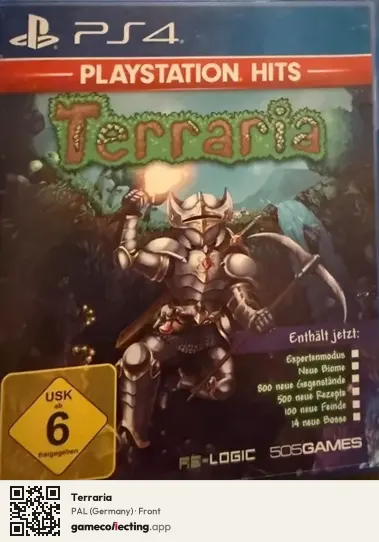 Terraria PlayStation 4, Germany box front