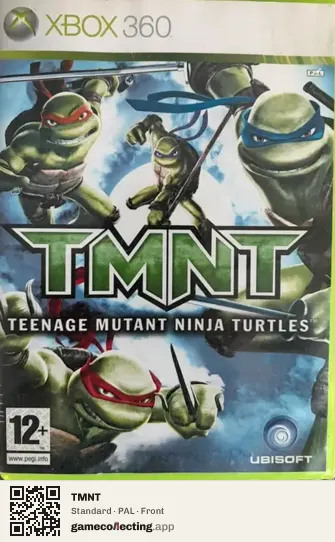 TMNT Xbox 360, PAL box front