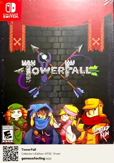 TowerFall Nintendo Switch, NTSC box front