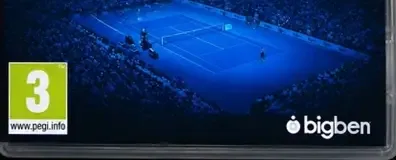 Tennis World Tour, the PEGI square on its front