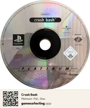 Crash Bash PlayStation, PAL disc