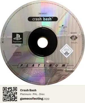Crash Bash PlayStation, PAL disc