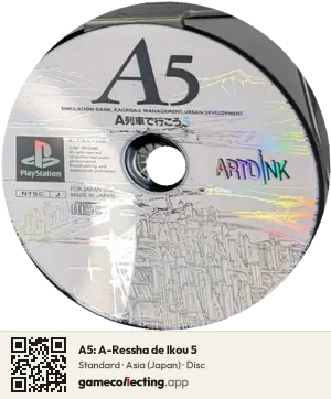 A5: A-Ressha de Ikou 5 PlayStation, Asia disc