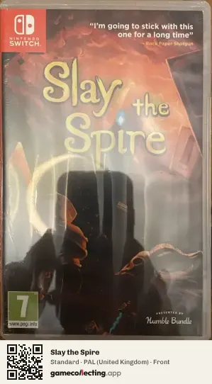 Slay the Spire Nintendo Switch, United Kingdom box front
