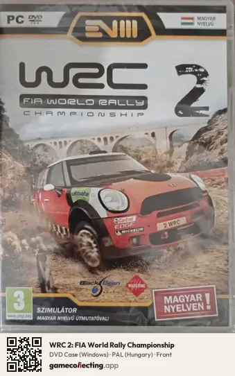 WRC 2: FIA World Rally Championship Computer, Hungary box front