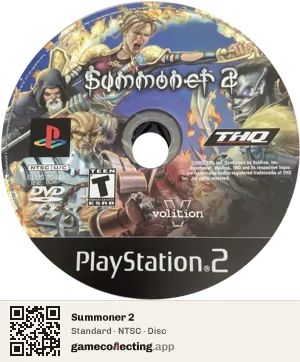 Summoner 2 PlayStation 2, NTSC disc