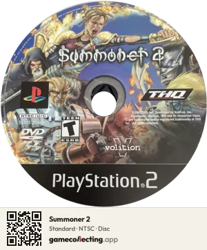 Summoner 2 PlayStation 2, NTSC disc