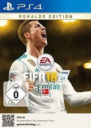 FIFA 18 PlayStation 4, Germany box front