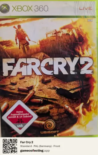 Far Cry 2 Xbox 360, Germany box front