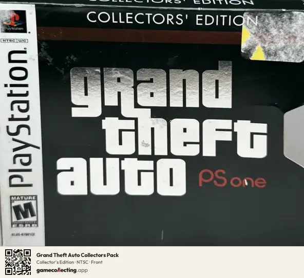 Grand Theft Auto Collectors Pack PlayStation, NTSC box front