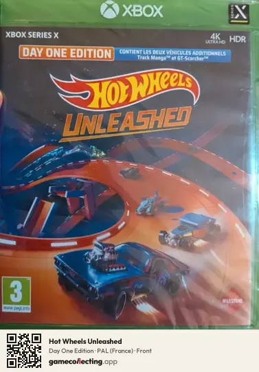 Hot Wheels Unleashed Xbox Series X, France box front