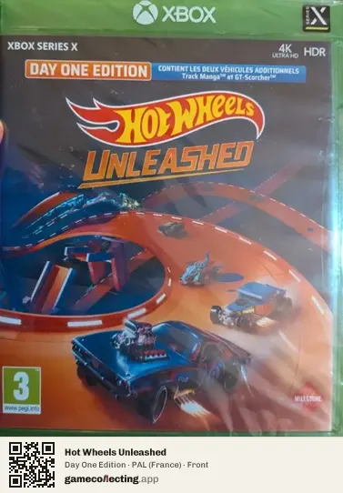 Hot Wheels Unleashed Xbox Series X, France box front