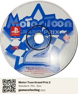 Motor Toon Grand Prix 2 PlayStation, PAL disc