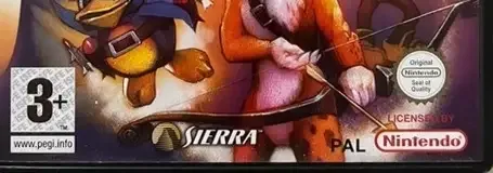 Spyro: A Hero's Tail, the PEGI square on its front