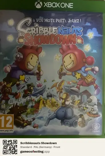 Scribblenauts Showdown Xbox One, Germany box front